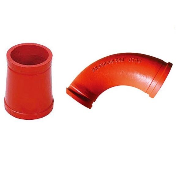 Reduced Pipe Oem10011748 DN150-125 1240MM For Concrete Pump Spare Parts